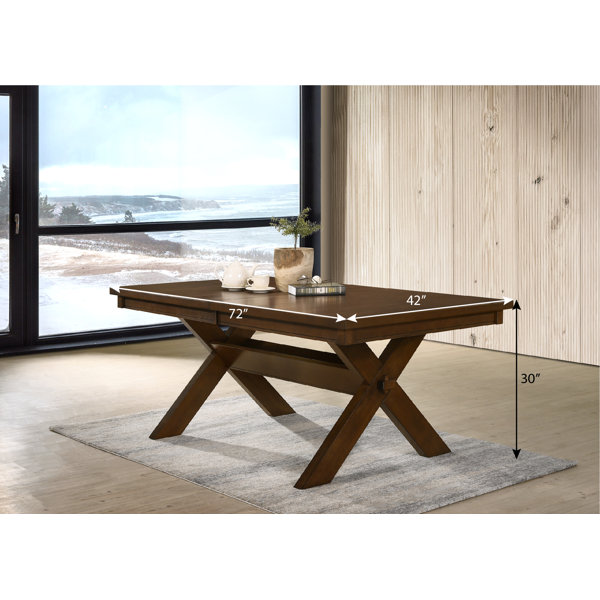 isabell acacia butterfly leaf extendable solid wood dining table laurel foundry modern farmhouse